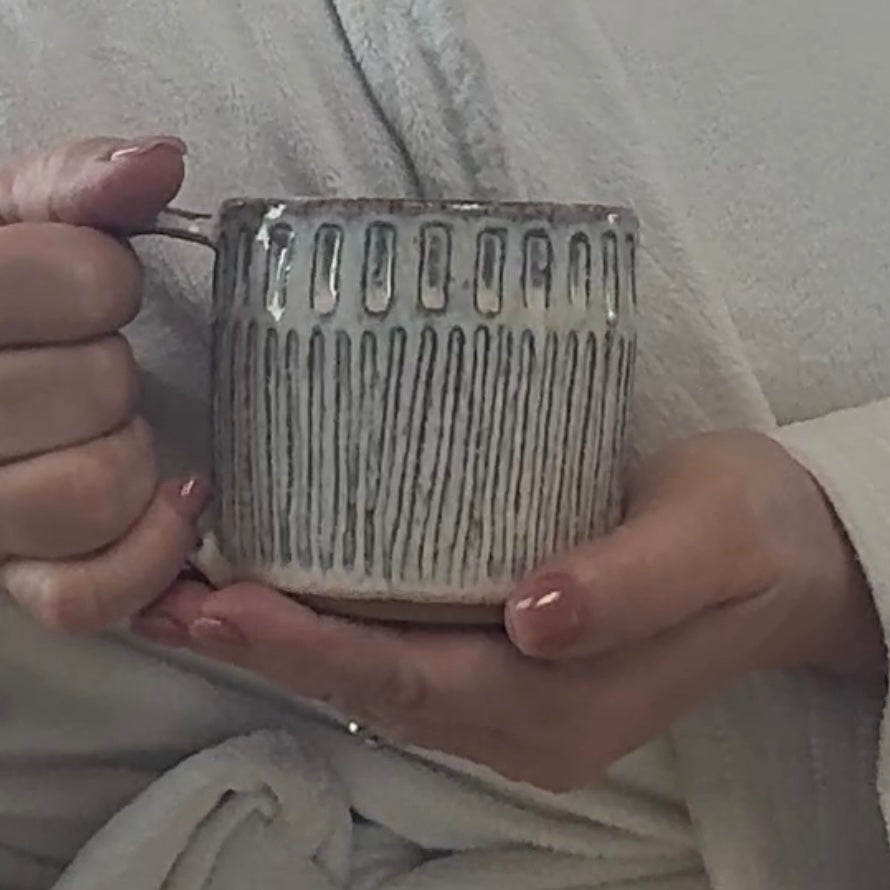 Mugs: Honey Carved (set of 4)