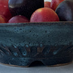 Bowl: Blue Footed & Carved