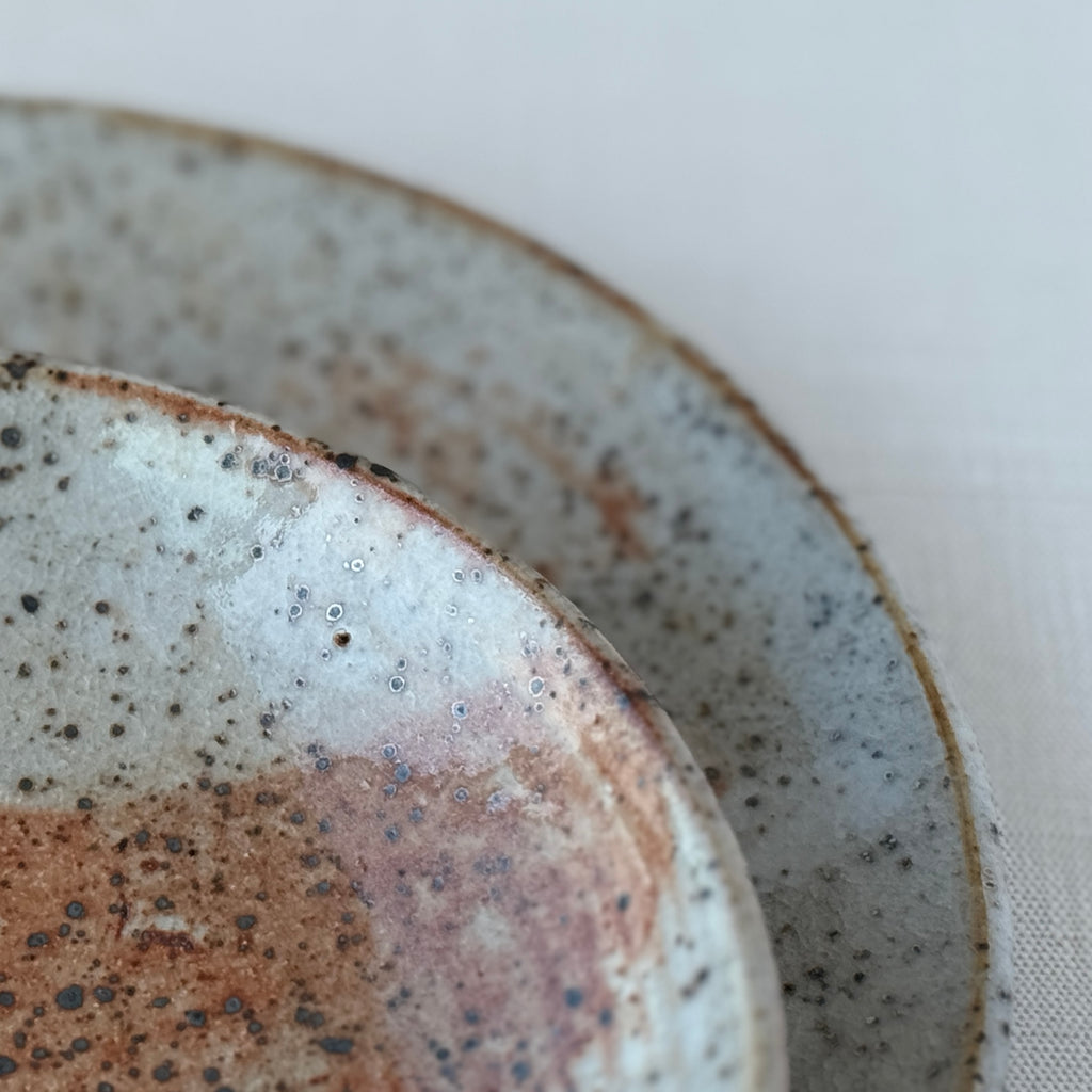 Bowl & Plate: Shino set