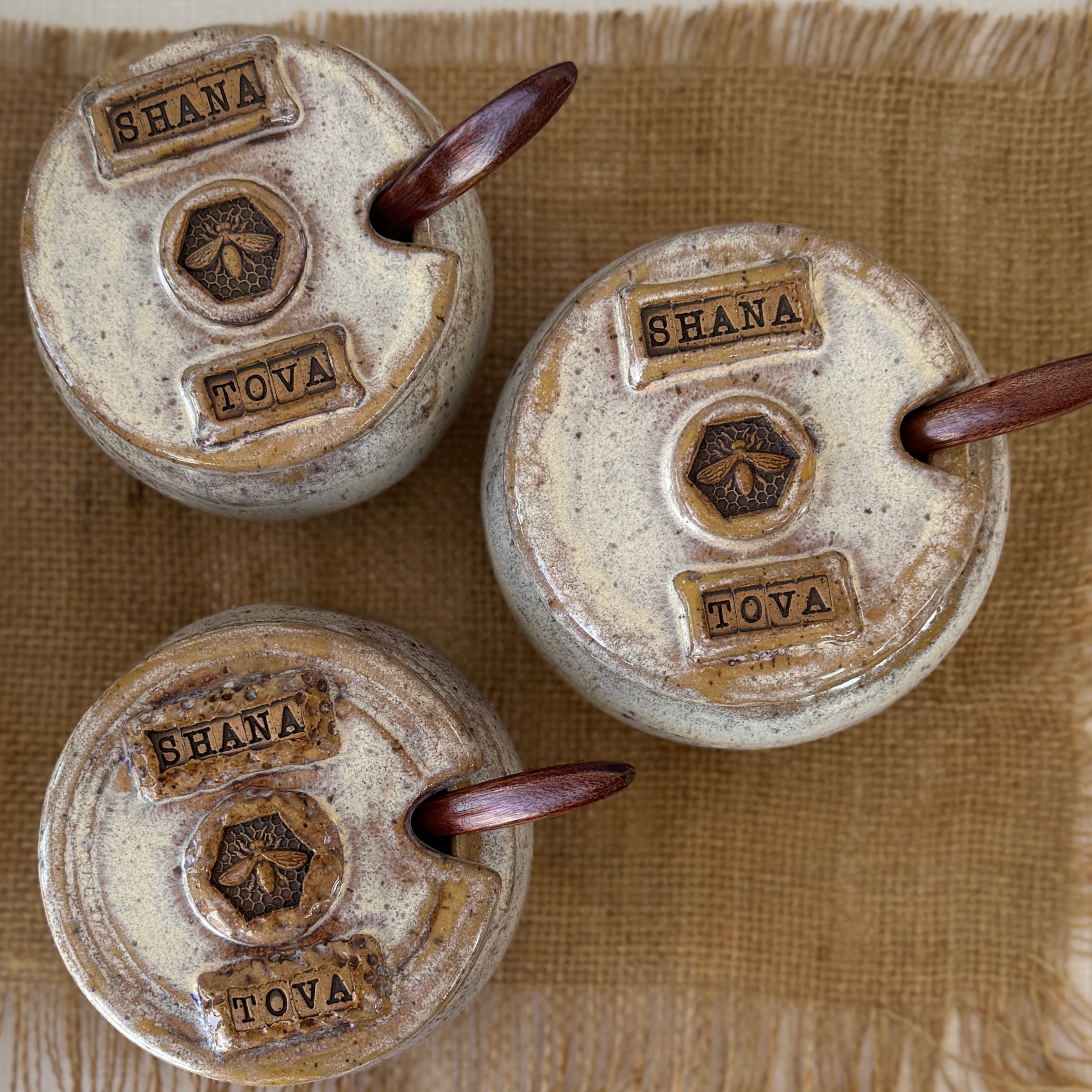 Honey Pots "Shana Tova"