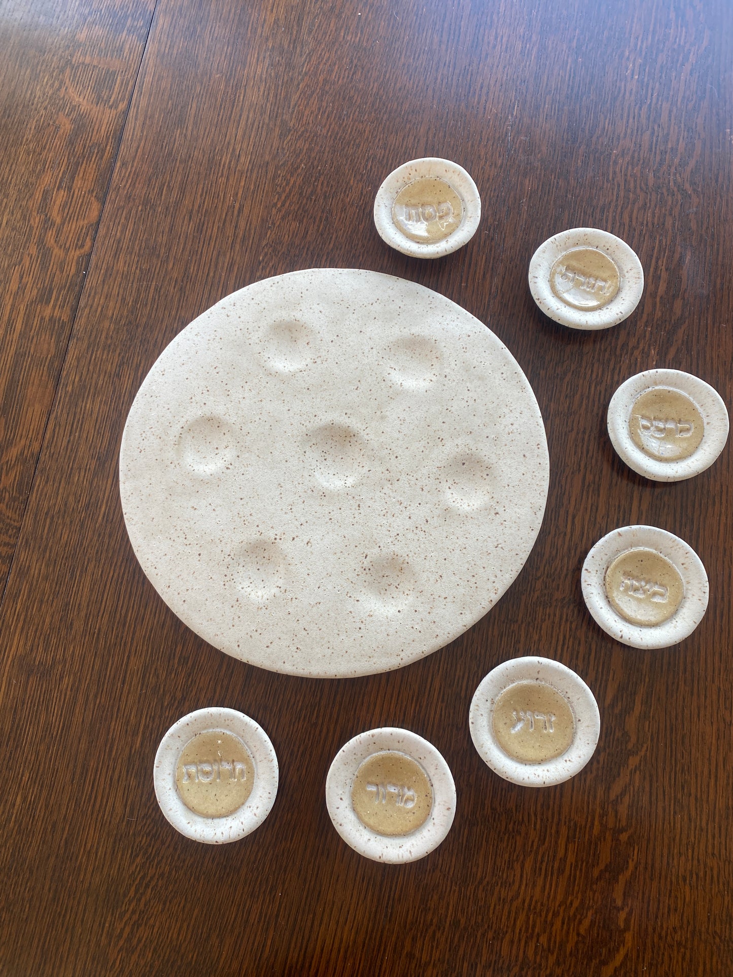 Seder Plates: Round Sets (3 designs)