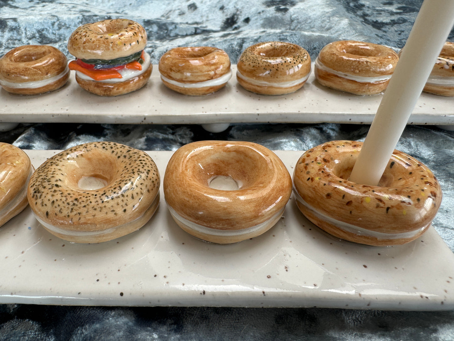 Hanukkah: Bagel Menorah