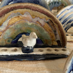 Hanukkah: Dove + Rainbow Menorah