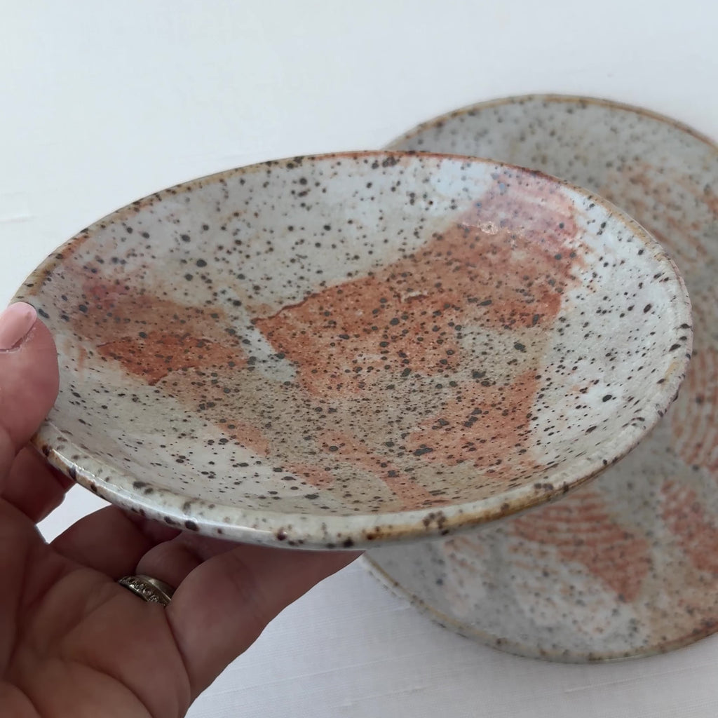 Bowl & Plate: Shino set